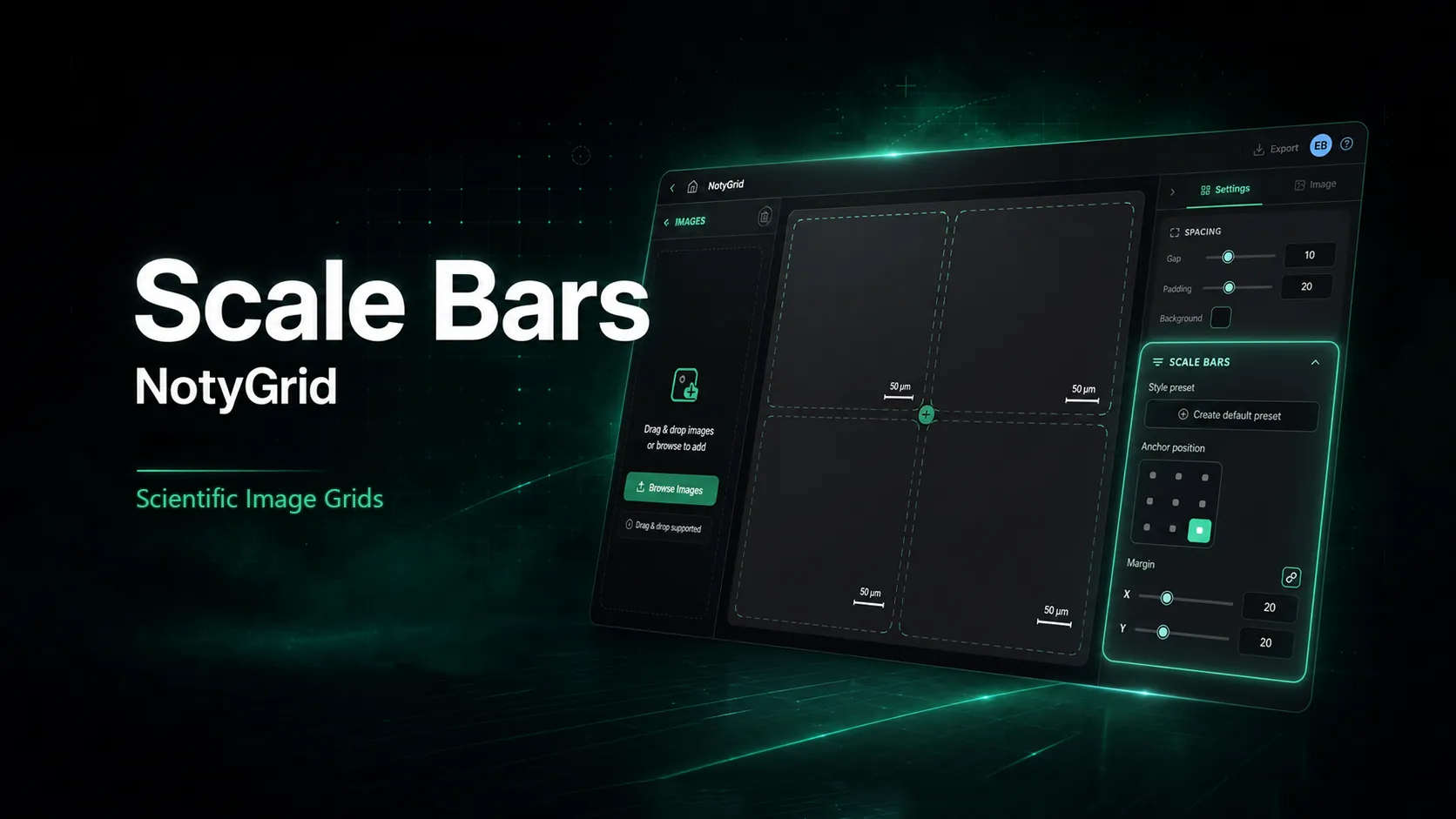 How to Configure NotyGrid Scale Bars — Documentation | NotyLab