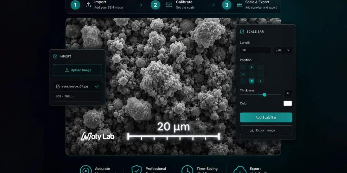 How to Add Accurate Scale Bars to SEM Images