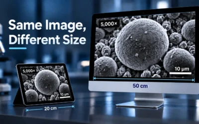 Does Resizing a Microscope Image Change Magnification?